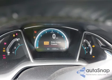 2018 Honda Civic Ex-L z USA, uszkodzony, nr VIN 2HGFC1F7XJH641635